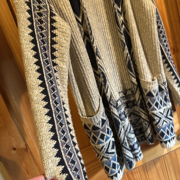 Lucky Brand Aztec Longline Cardigan Sweater - Picture 7 of 9